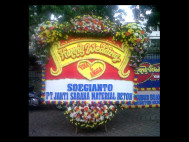 Bunga Papan Wedding Ukuran 2×1,5 M