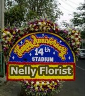 bunga papan anniversary murah AN-004