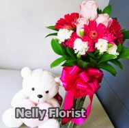 bouquet ultah rose pink BU-008