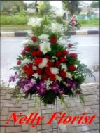standing flower mawar SF-002