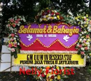 bunga papan wedding WD-01