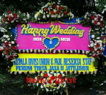 bunga papan wedding WD-03