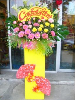 standing flower congratulation SF-013