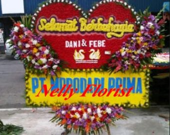 papan happy wedding WE-018