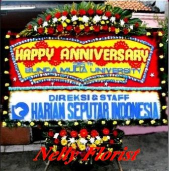 bunga karangan anniversary BP-007