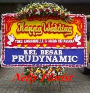 bunga karangan wedding WE-020