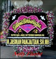 bunga karangan wedding WE-022