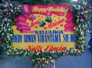 bunga karangan wedding WE-023